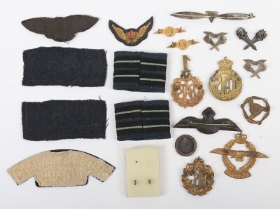Collection of Cloth & Metal Royal Flying Corps, Royal Air Force & Colonial Air Forces. - 2