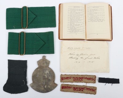 Grouping of Items of Interest for The Women's Transport Service, & The British Red Cross Society. - 2