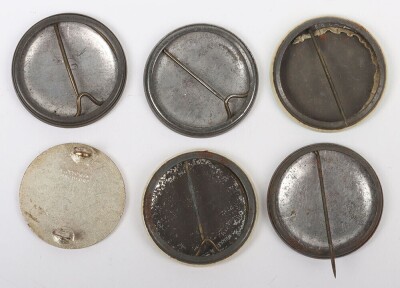 Grouping of Home Front Metal Pin Backed Volunteer Badges. - 2