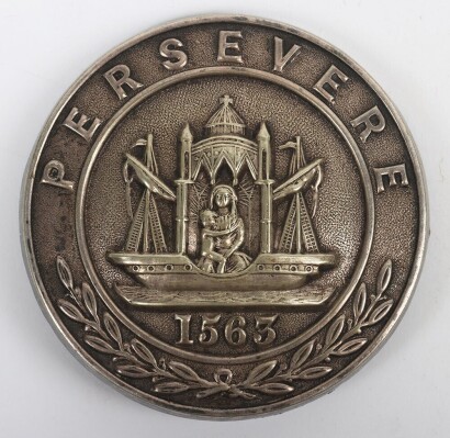 1st (Leith) Midlothian Rifle Volunteers Cross Belt Badge.