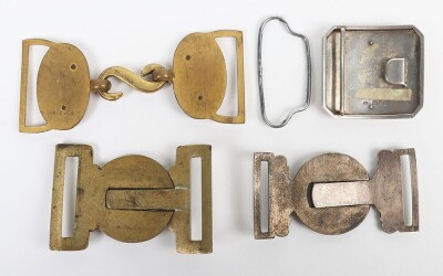 Small Selection of British Military Waist Belt Clasps. - 2