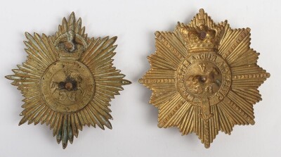 Two 5th (Princess Charlotte of Wales's) Dragoon Guards Pouch Badges. - 2