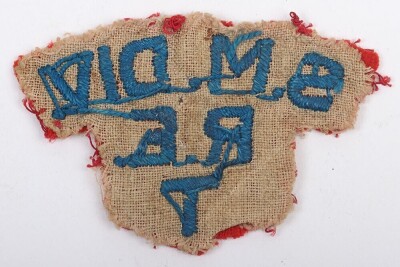 WW1 British South Midland Division Royal Engineers Territorial Cloth Shoulder Title - 2