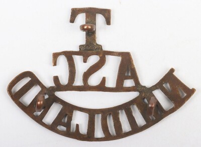 WW1 Army Service Corps North Midland Territorial Shoulder Title - 2
