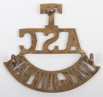Scarce WW1 Army Service Corps York & Durham Territorial Shoulder Title - 2