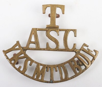 WW1 Army Service Corps Yorkshire Mounted Brigade Territorial Shoulder Title