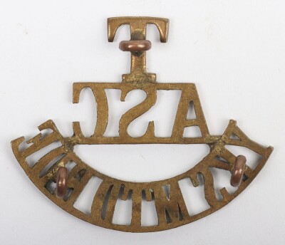 WW1 Army Service Corps Yorkshire Mounted Brigade Territorial Shoulder Title - 2