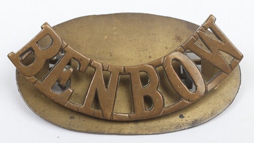 Scarce WW1 Royal Naval Division Benbow Battalion Title