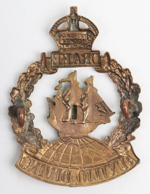 WW1 Royal Naval Division Drake Battalion Cap Badge - 2
