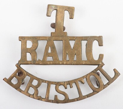 WW1 Royal Army Medical Corps Bristol Territorial Shoulder Title