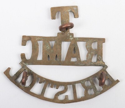WW1 Royal Army Medical Corps Bristol Territorial Shoulder Title - 2