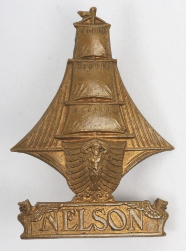 WW1 Royal Naval Division Nelson Battalion Cap Badge