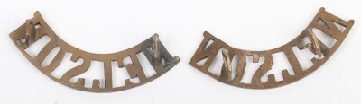 WW1 Royal Naval Division Nelson Battalion Shoulder Titles - 2