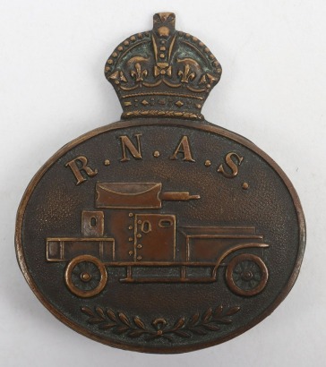 WW1 Royal Naval Air Service Armoured Car Section Badge