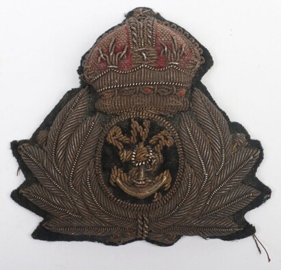 WW1 Royal Naval Reserve Officers Cap Badge