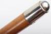 A fine silver and horn walking stick - 5