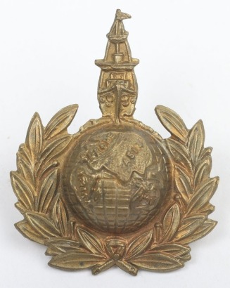 Scarce WW1 Royal Marines Labour Corps Cap Badge