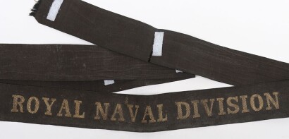 WW1 Royal Naval Division Cap Tally
