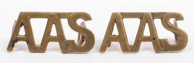 WW1 Anti-Aircraft Section Shoulder Titles