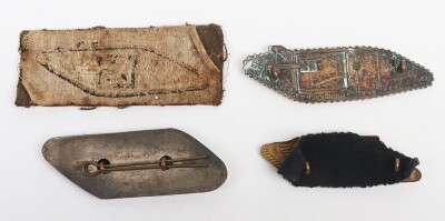 WW1 British Tank Corps Sleeve Badges - 2