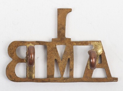 Rare WW1 1st Armoured Motor Battery Shoulder Title - 2