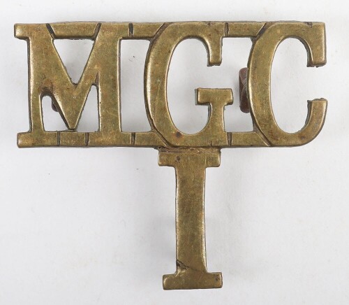 Scarce WW1 British Machine Gun Corps Infantry Shoulder Title