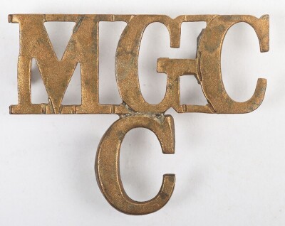 Scarce WW1 British Machine Gun Corps Cavalry Shoulder Title