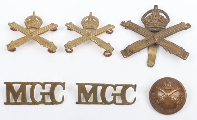 WW1 Machine Gun Corps Badge Grouping