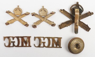 WW1 Machine Gun Corps Badge Grouping - 2
