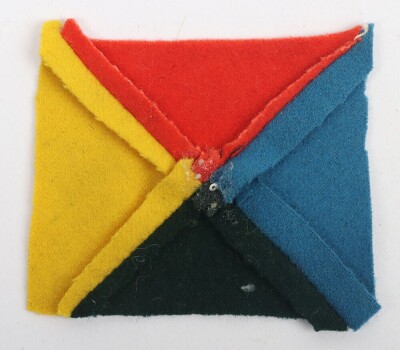 WW1 Machine Gun Corps Cloth Formation Sign of the 23rd Battalion MGC - 2