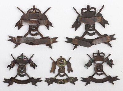 Officers Cap and Collar Badge Grouping of the 9th Lancers - 2