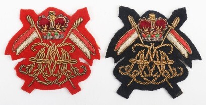 9th Queens Royal Lancers Officers Dress Cap and Beret Badges