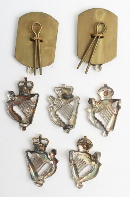 Grouping of 8th Kings Royal Irish Hussars Collar Badges - 2