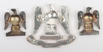 2nd Dragoons (Royal Scots Greys) Officers Cap and Collar Badge Set - 2