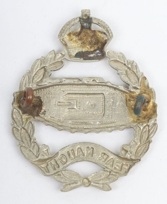 Scarce 1924 Pattern Royal Tank Corps Other Ranks Cap Badge - 2