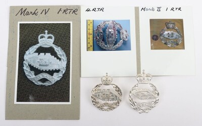 EIIR Royal Tank Regiment Pipers Bonnet Badges - 2