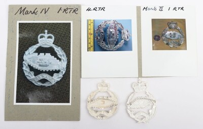 EIIR Royal Tank Regiment Pipers Bonnet Badges - 3