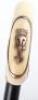 ^A 19th century ivory and gold colour handle walking stick - 8
