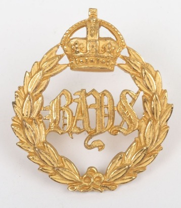 The Queens Bays 2nd Dragoon Guards Officers Cap Badge