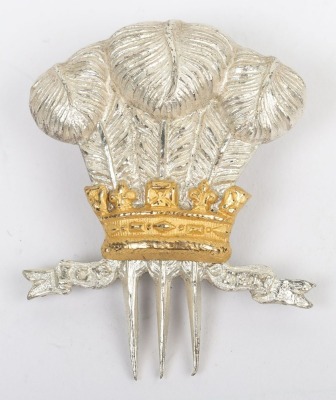 10th Royal Hussars Officers Tent Cap Badge