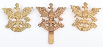 WW2 War Raised 26th Hussars Other Ranks Badges