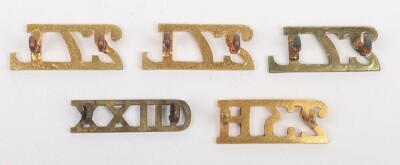 Grouping of WW2 War Raised Cavalry Regiments Shoulder Titles - 2