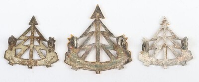 WW2 Reconnaissance Corps Officers Silver Gilt Cap Badge - 2