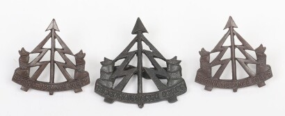 WW2 Reconnaissance Corps Officers Cap and Collar Badge Set