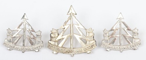 Reconnaissance Corps Officers Cap and Collar Badges
