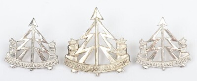 Reconnaissance Corps Officers Cap and Collar Badges