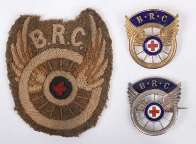 WW1 British Red Cross Society Cloth Drivers Badge