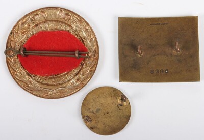 3x Great War Red Cross Badges - 3