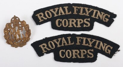 WW1 Royal Flying Corps Other Ranks Insignia Group