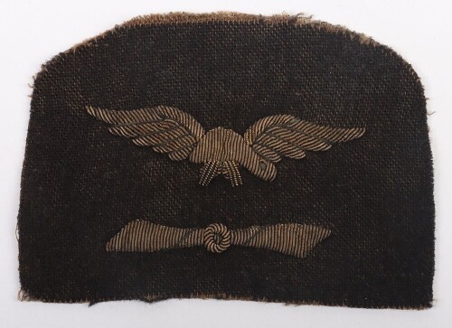 WW1 Great War Royal Naval Air Service (RNAS) Engineers Sleeve Badge.